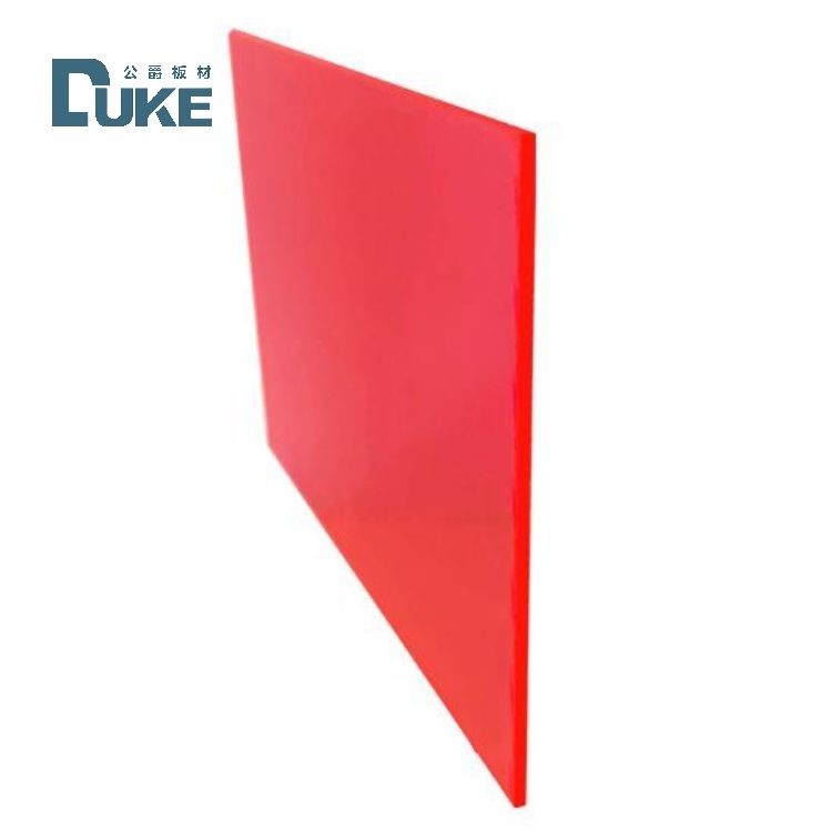 ความต้านทานยูวี หลอดแสงโปร่งใส สีแดง / สีชมพู โหลด Acrylic Perspex Sheet สําหรับการโฆษณา