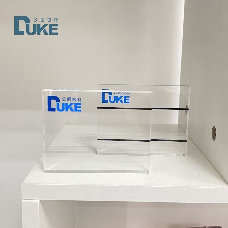 Duke Manufacturer's 8mm Anti-UV Acrylic Board 20x30ft Soundproof Fence UV 4mm PMMA สําหรับการก่อสร้างเทศบาล