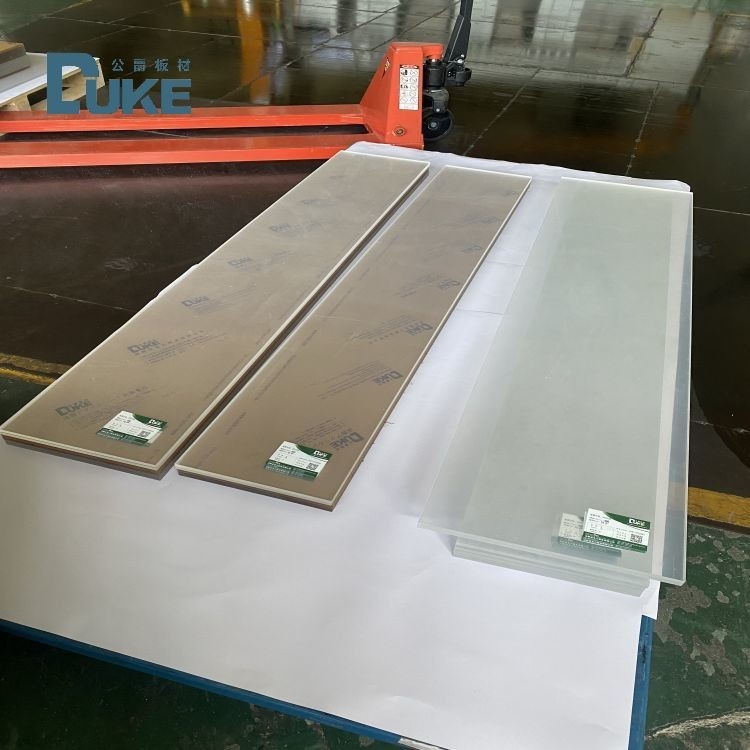 ป้องกันสีเหลืองที่กําหนดเองแผ่นอะคริลิกใส หนา PMMA แผ่นสําหรับหน้าต่างภายนอก CNC การตัด 10 มม.