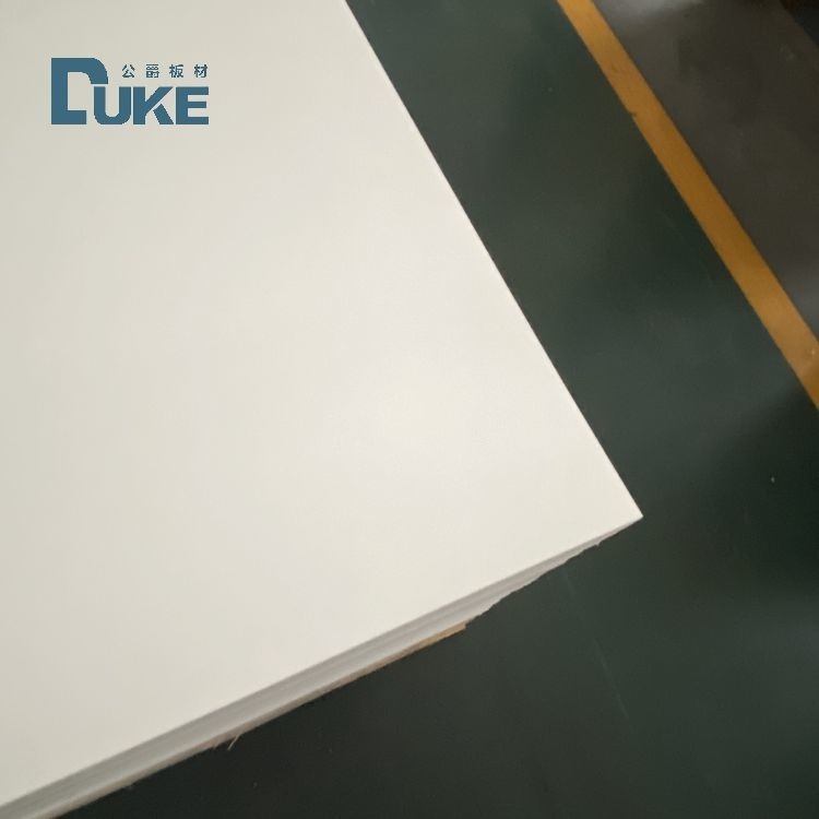 DUKE ระดับสุขอนามัย ป้องกันผง 3 มม. น้ําอาบน้ํา PMMA ขาว ปรับแต่งแผ่นอะคริลิค PE 5 มม. 8 มม. ปรับแต่งบริการตัด