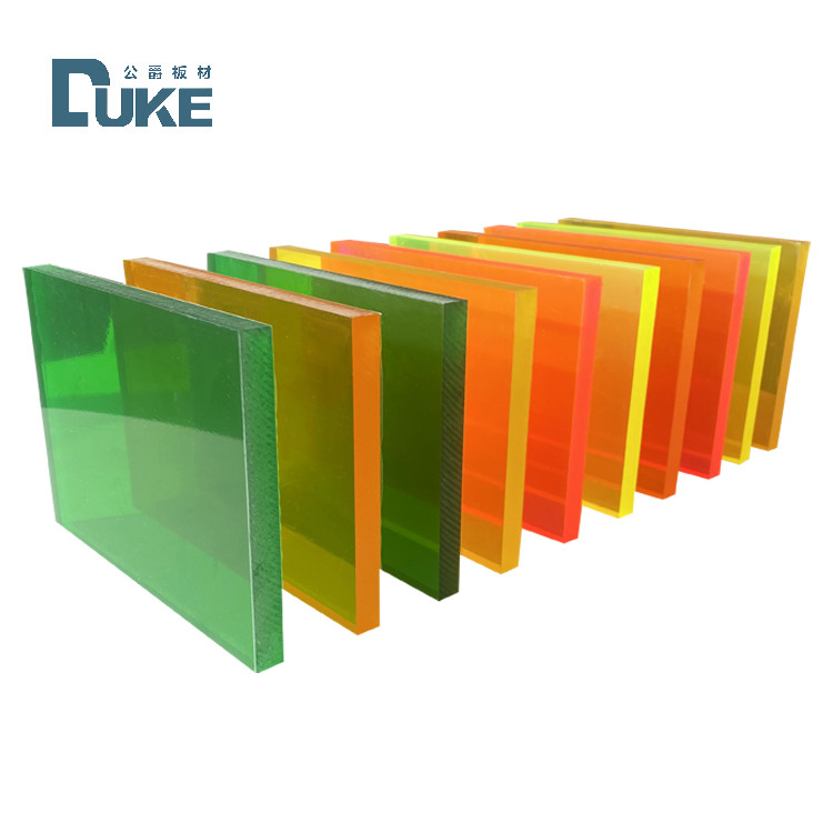 15 มิลลิเมตร หนา สี plexi แผ่นอะคริลิคสี ใบพลาสติกสําหรับป้าย