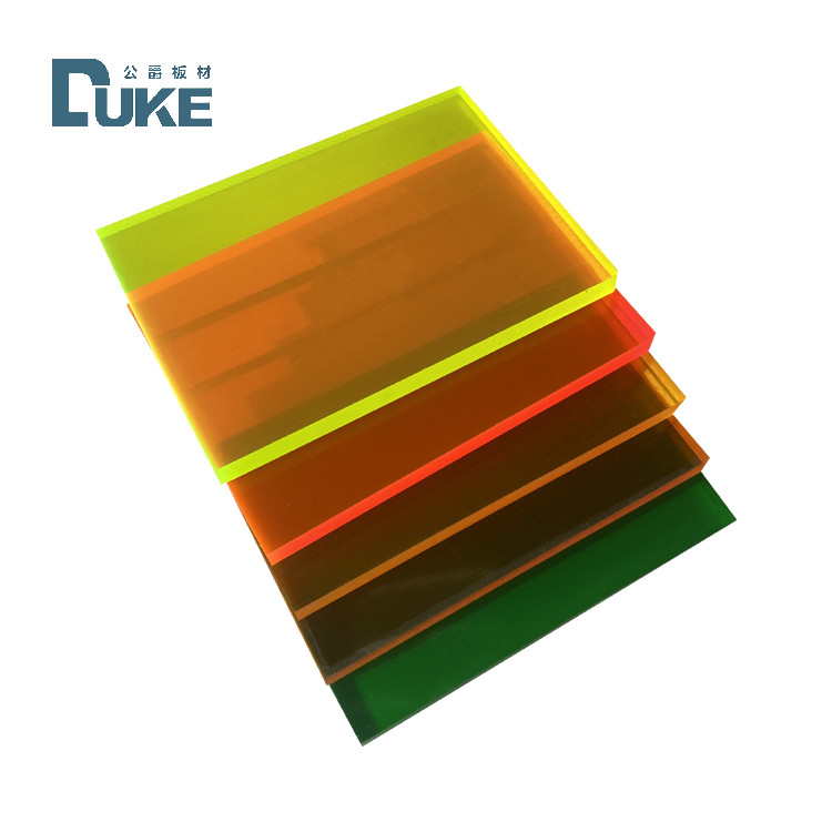 15 มิลลิเมตร หนา สี plexi แผ่นอะคริลิคสี ใบพลาสติกสําหรับป้าย