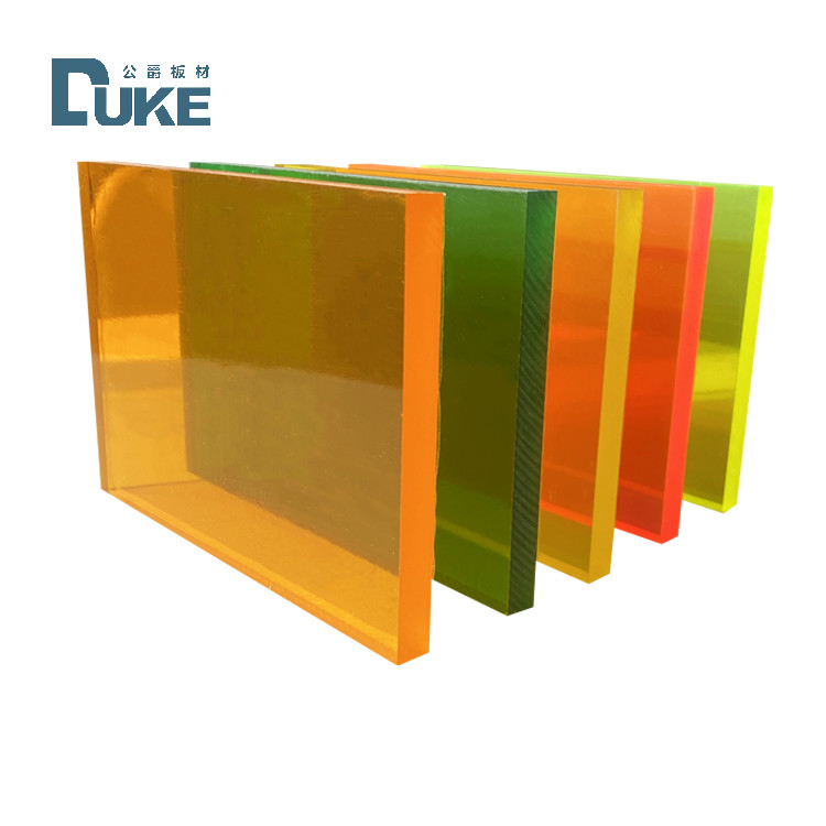 DUKE 8ft X 4ft 3mm 15mm หนาโปร่งโปร่งใส สีแข็ง แอคริลิก พลาสติกแผ่น Plexi