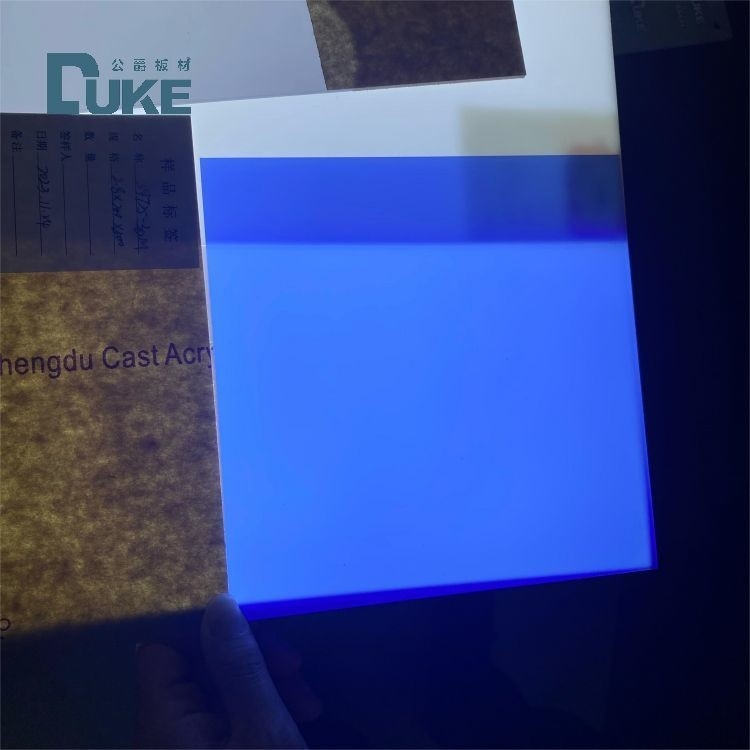 Duke Blue And White Day& Night Acrylic Sheet สําหรับจอโฆษณากล่องไฟ LED