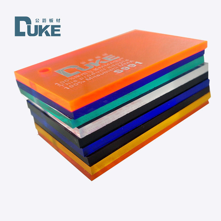 Duke 100% Virgin Cast Acrylic Sheet ความหนา 2-40 มม สําหรับการโฆษณา