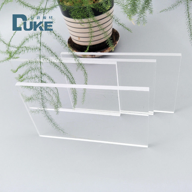 แผ่นอะคริลิคหล่อใสคุณภาพสูง Virgin Mitsubishi MMA การส่งผ่านแสง 92% ตัดตามขนาด