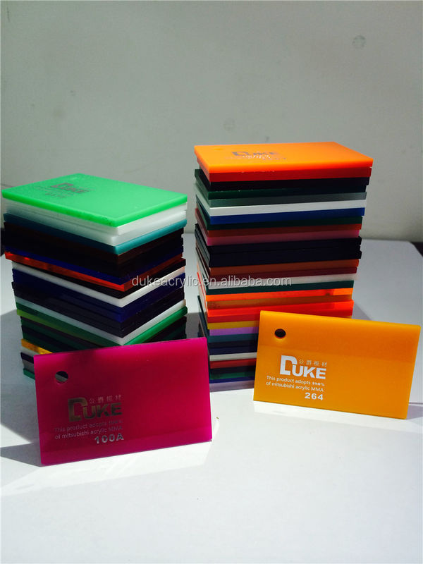 Duke 100% Virgin Cast Acrylic Sheet ความหนา 2-40 มม สําหรับการโฆษณา