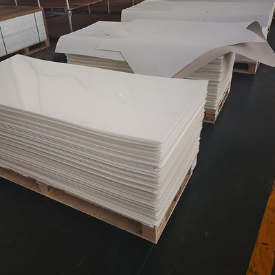 UV PMMA Sheet พลาสติกเหล็กสีขาว สะอาด Acrylic Sheet 2mm 4x8ft