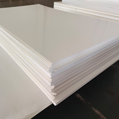 2.8 มิลลิเมตร 3 มิลลิเมตร กระดาษอะคริลิค PMMA สีขาวสําหรับอาบน้ํา