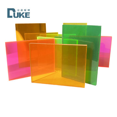 Custom 50mm Cast PMMA Heat Resistant Fluorescent Panel 12mm/10mm/20mm Acrylic Plastic Sheets Advertising Sign Decoration Board